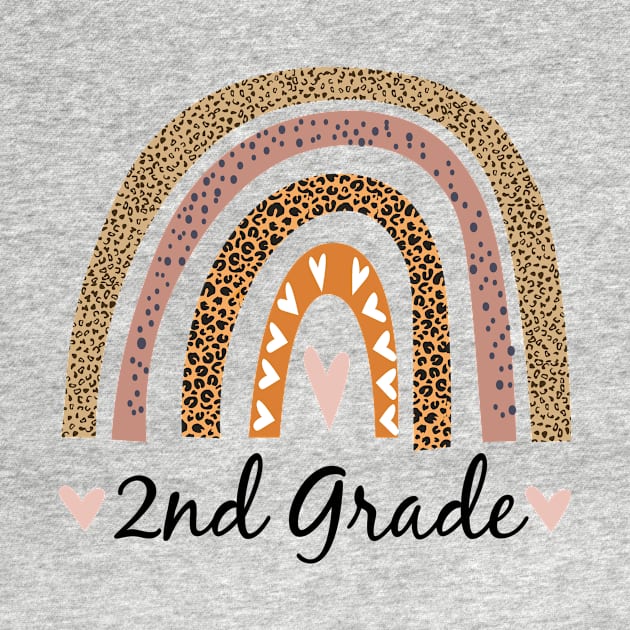 2nd Grade Second Grade Teacher and Student Leopard Rainbow by MoodPalace